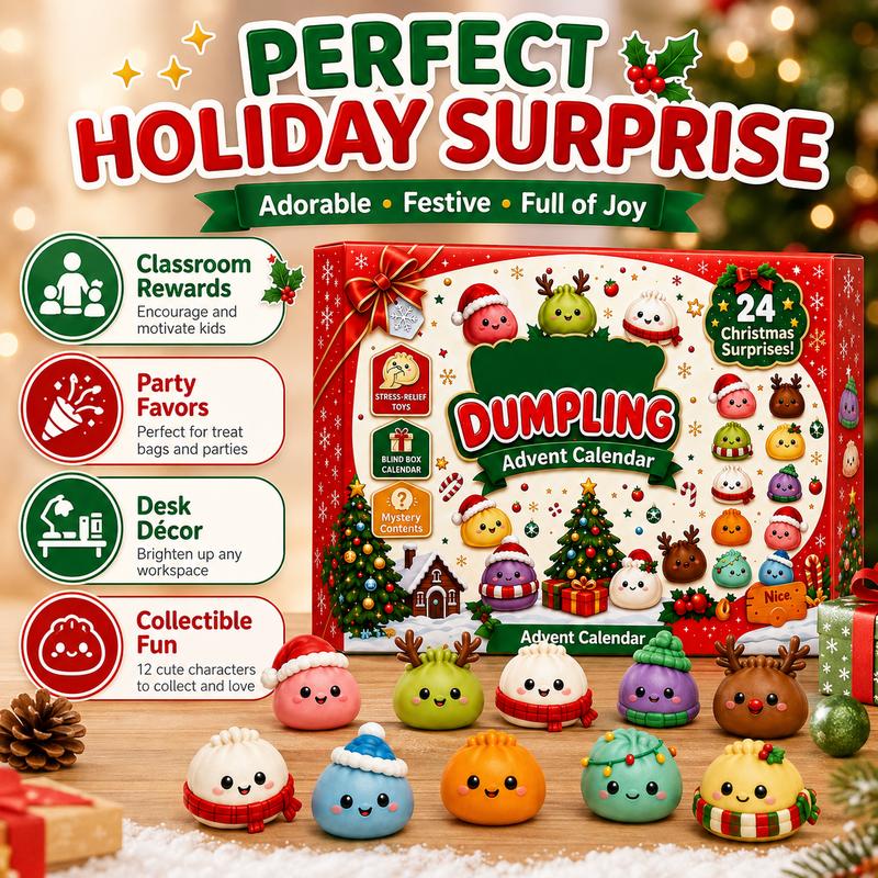 JollySquish™ Advent Calendar – 24 Squishy Surprises