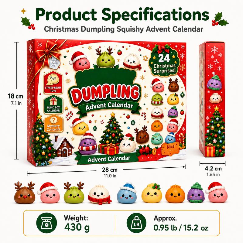 JollySquish™ Advent Calendar – 24 Squishy Surprises