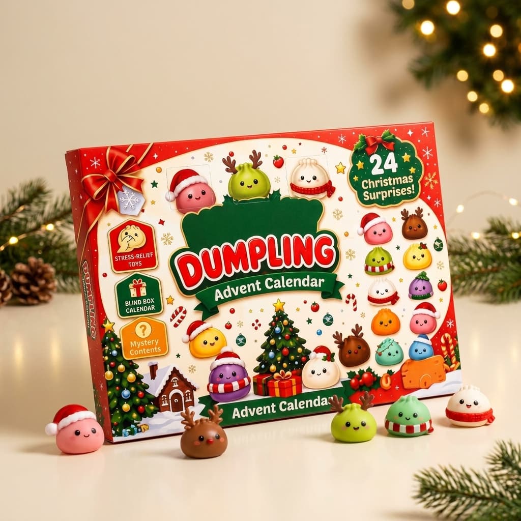 JollySquish™ Advent Calendar – 24 Squishy Surprises