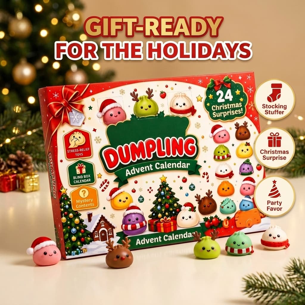 JollySquish™ Advent Calendar – 24 Squishy Surprises